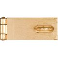 Eat-In N102-178 2.5 in. Brass Finish Safety Hasp EA698292